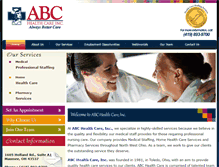 Tablet Screenshot of abchc.com